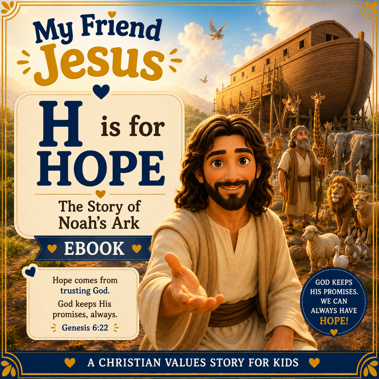 My Friend Jesus: H is for Hope — The Story of Noah’s Ark E-book