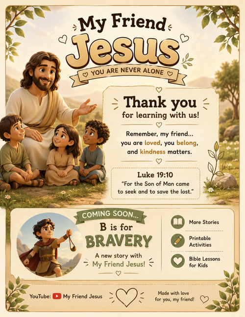 My Friend Jesus | A is for Acceptance Printable Pack