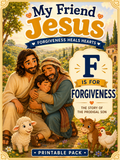 My Friend Jesus: F is for Forgiveness Printable Pack | The Prodigal Son Bible Activities for Kids