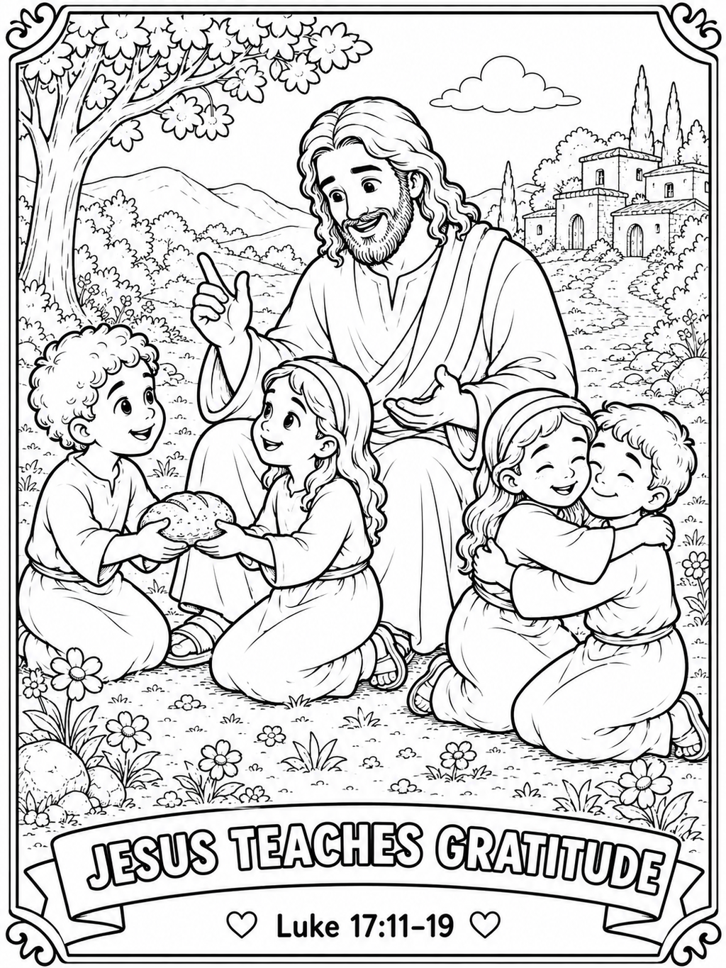 My Friend Jesus: G is for Gratitude — Bible Printable Pack for Kids | The Ten Lepers