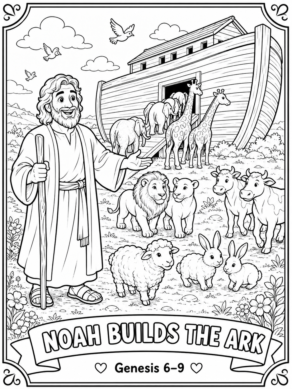 My Friend Jesus: H is for HOPE — Noah’s Ark Printable Activity Pack